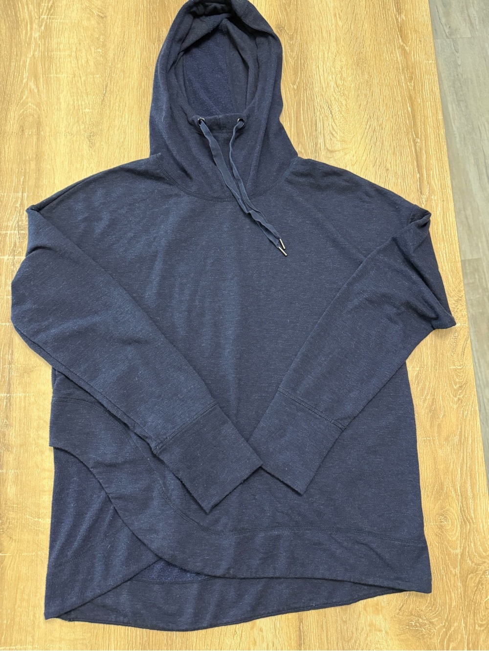 Yogalicious Dark Navy Hooded Lightweight Sweatshirt